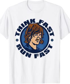 Chad Powers 200 American Football, Think Fast Run Fast Tee Shirt