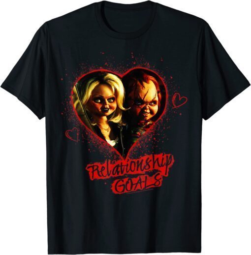 Child's Play Chucky And Tiffany Relationship Goals Tee Shirt