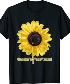 Choose to "bee" kind giant sunflower with honey bee Tee Shirt