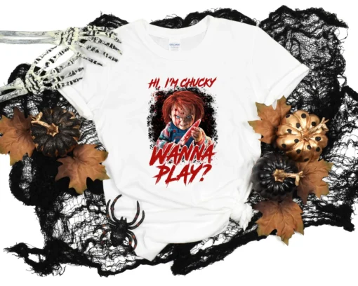 Chucky Wanna Play Halloween Tee Shirt