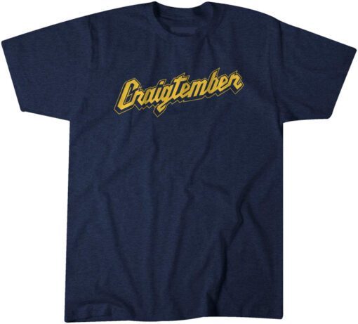 Craig Counsell: Craigtember Tee Shirt