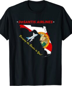 DeSantis Airlines Political Meme Ron DeSantis 2024 Tee Shirt