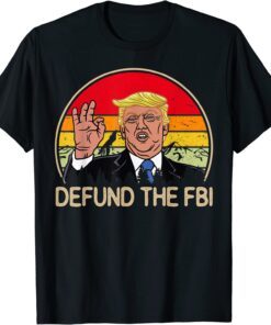 Defund the FBI Retro Federal Bureau Anti FBI Corruption Tee Shirt