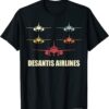 Desantis Airlines Bringing The Border To You Airlines Tee Shirt