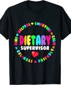 Dietary Supervisor Appreciation Week Dietitian Squad or Team T-Shirt