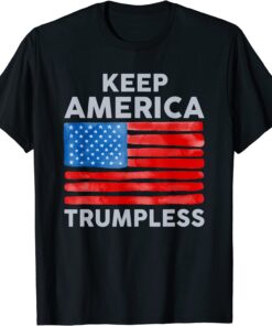 Donald Trump - Keep America Trumpless 2024 Us Flag Tee Shirt