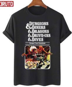 Dungeons Diners Dragons Drive Ins Dives Tee Shirt