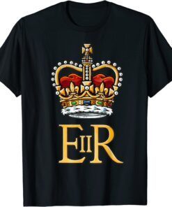 Elizabeth II Queen Legend British Crown Tee Shirt