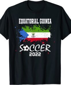 Equatorial Guinea Soccer 2022 Equatorial Guinean Football Tee Shirt