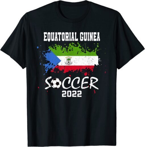 Equatorial Guinea Soccer 2022 Equatorial Guinean Football Tee Shirt