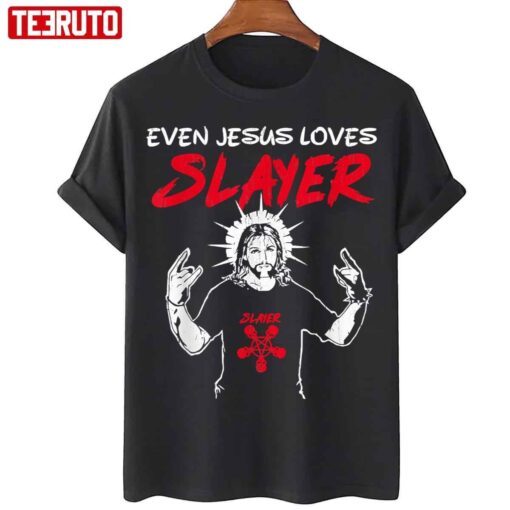 Even Jesus Loves Slayer Tee Shirt