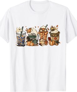 Fall Coffee Cute Pumpkin Spice Latte PSL Thanksgiving T-Shirt