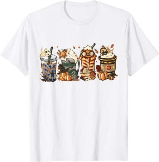 Fall Coffee Cute Pumpkin Spice Latte PSL Thanksgiving T-Shirt