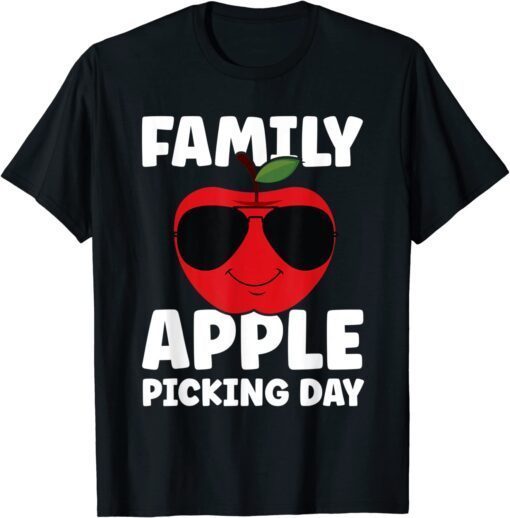 Family Apple Picking Day Tee Shirt