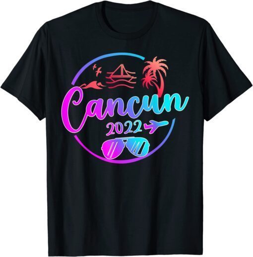 Family Vacation Cancun 2022 Mexico Tee Shirt