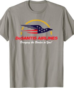 Florida DeSantis Airlines American Flag Eagle T-Shirt