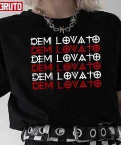 Font Art Demi Lovato Rock Holy Fvck Tee Shirt