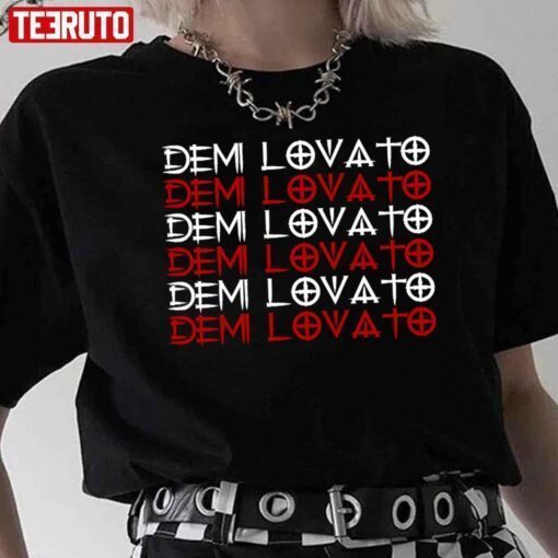 Font Art Demi Lovato Rock Holy Fvck Tee Shirt