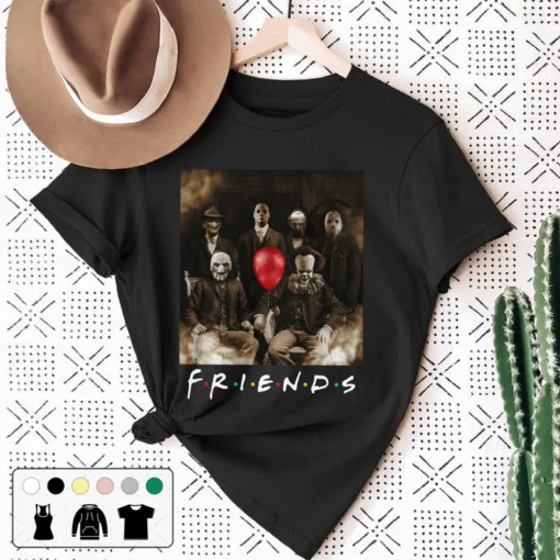 Friends Halloween Horror Movie Tee Shirt