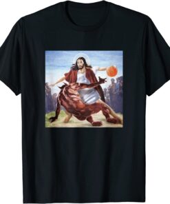 Jesus Crossing Up The Devil Christian Tee Shirt