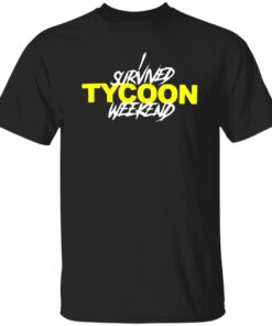 G Unit Brands Shop 50Cent I Survived Tycoon Weekend Tee Shirt