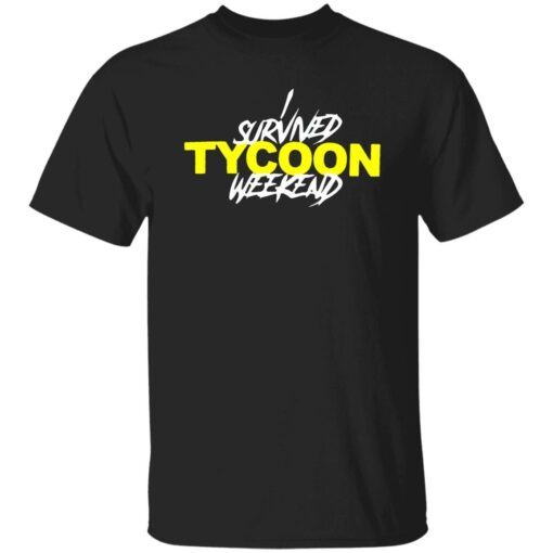 G Unit Brands Shop 50Cent I Survived Tycoon Weekend Tee Shirt