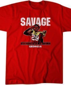 Georgia Football: Christopher Smith II Savage Tee Shirt
