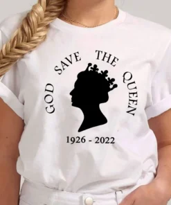 God Save The Queen Rip Queen Elizabeth 1926-2022 End Of The Era Tee Shirt