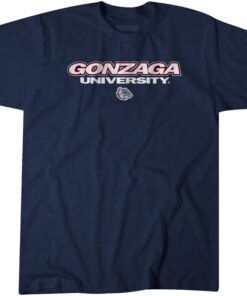 Gonzaga Bulldogs: Wordmark Tee Shirt