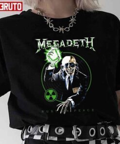 Green Lamp Rust In Peace Mega Deth Rock Metal Tee Shirt