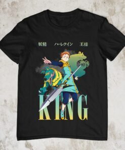 Grizzly’s Sin Of Sloth King Homage The Seven Deadly Sins Anime Tee Shirt