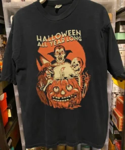 Halloween All Year Long Scream Horror Movie Tee Shirt