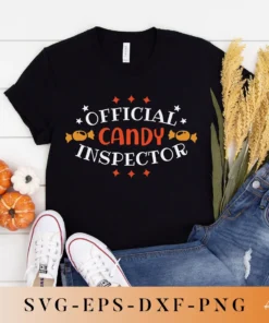 Halloween Candy Inspector Tee Shirt