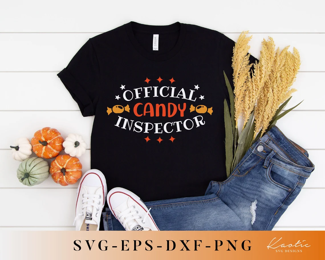 Halloween Candy Inspector Tee Shirt Halloween Candy Inspector Tee Shirt