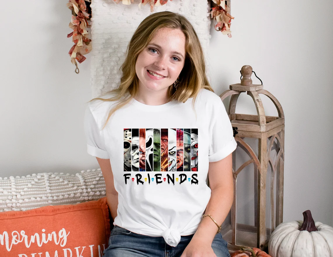 Halloween Friends Tee Shirt Halloween Friends Tee Shirt