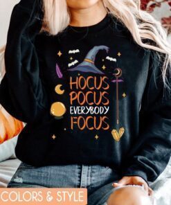 Halloween Hocus Pocus Everybody Focus Tee Shirt