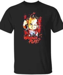 Halloween Horror Nights 2022 Chucky Wanna Play Tee Shirt