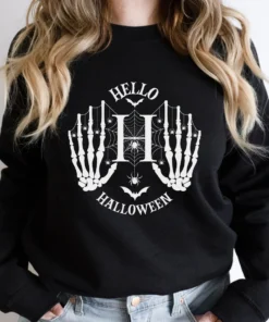 Hello Halloween Skeleton Party T-Shirt