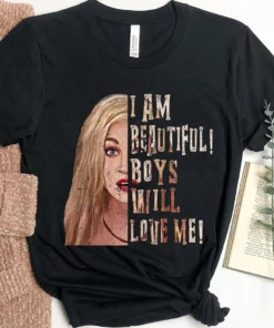I Am Beautiful Boys Will Love Me Hocus Pocus halloween Tee Shirt