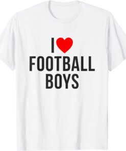 I Heart Football Boys Tee Shirt