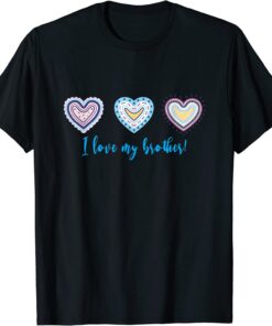 I Love My Brother Modern Boho Style Tee Shirt