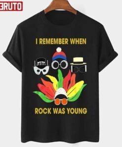 I Remember When Rock Was Young Tee shirt