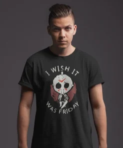 I Wish It Was Friday Horror Movie Halloween Tee Shirt