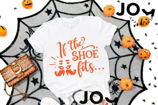 If the Shoe Fits Hocus Pocus Halloween Tee Shirt