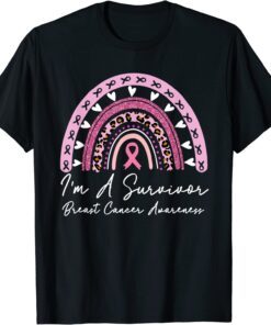 I'm A Survivor Breast Cancer Warrior Cute Pink Ribbon Tee Shirt