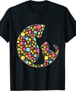 International Dot Day Cat & Kitten Lovers Polka Dot Tee Shirt