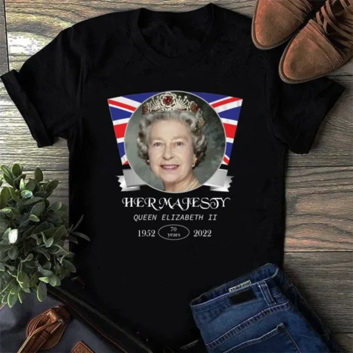 Jubilee Her Majesty Queen Elizabeth II R.I.P 1952 - 2022 Tee Shirt