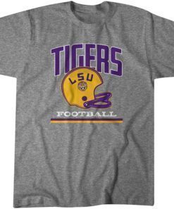 LSU: Vintage Football Helmet Tee Shirt