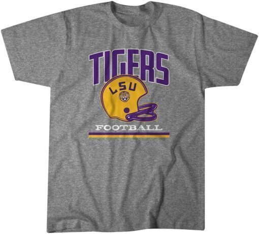 LSU: Vintage Football Helmet Tee Shirt