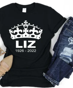 Liz Rest In Peace Elizabeth II 1926-2022 Tee Shirt
